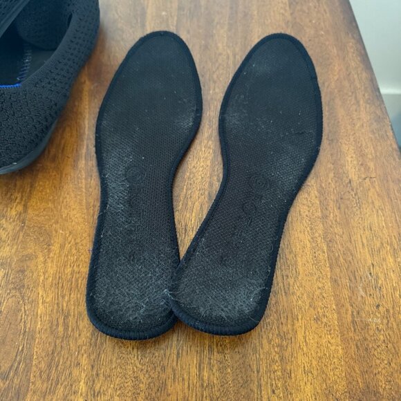 Rothy's The Loafer Black Honeycomb Knit Fabric Round Toe - Picture 13 of 13